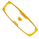 Kawasaki Mule / Ridge / Teryx Halo-R Series Yellow Bezel & Cap Kit by Seizmik